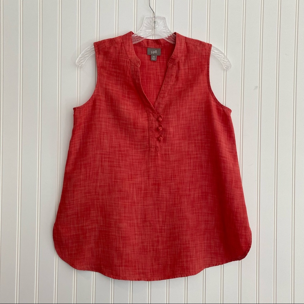 J. Jill sleeveless linen top SIZE XS PETITE